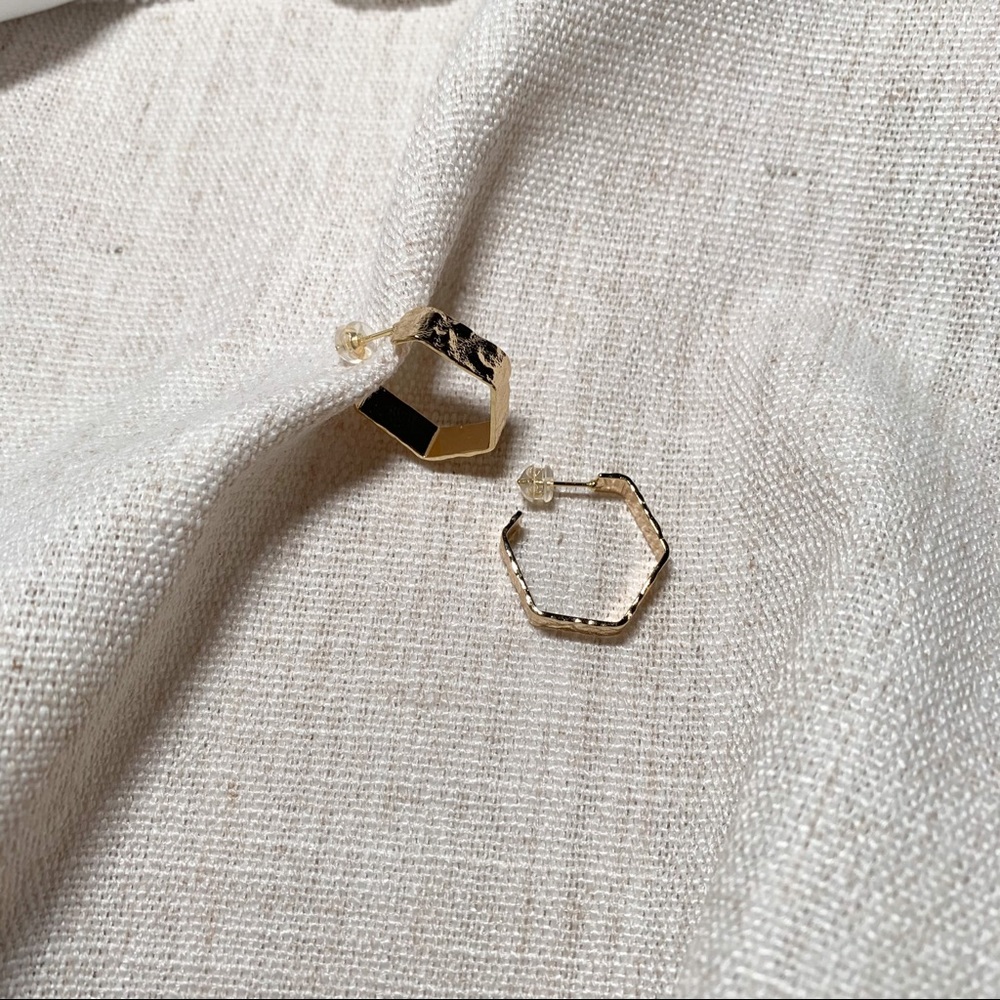 gold amaya hoops - gold filled